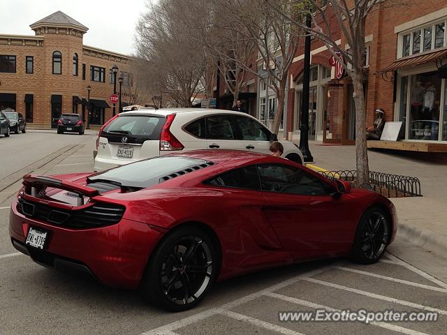 Mclaren MP4-12C spotted in Dallas, Texas