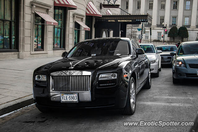 Rolls-Royce Ghost spotted in Arlington, Virginia