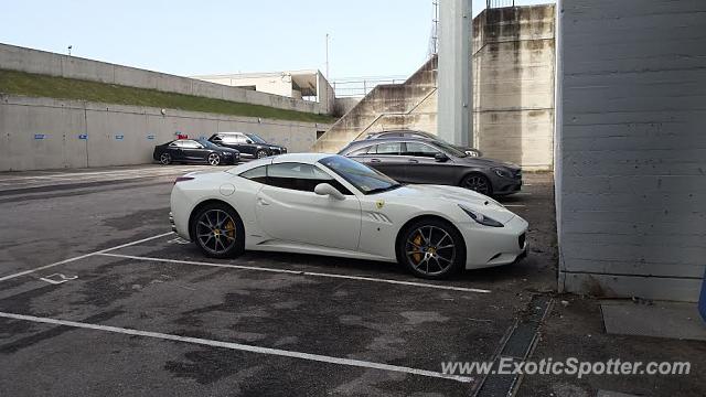 Ferrari California spotted in Udine, Italy