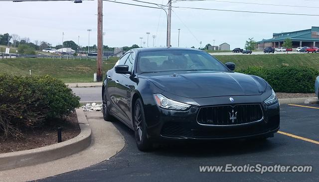 Maserati Ghibli spotted in Frankfort, Kentucky