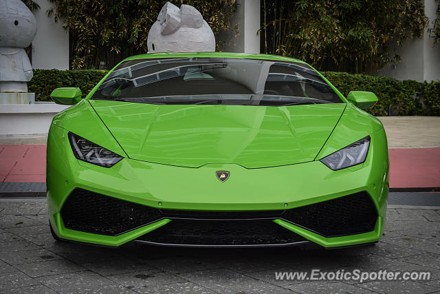 Lamborghini Huracan spotted in Miami Beach, Florida