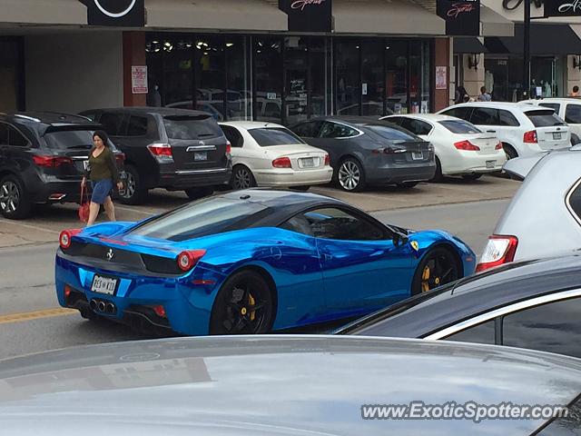 Ferrari 458 Italia spotted in Houston, Texas