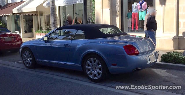 Bentley Continental spotted in Palm Beach, Florida