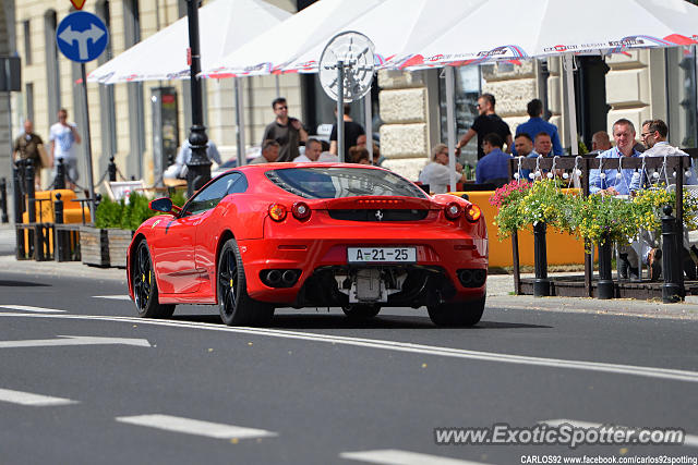 Ferrari F430 spotted in Warsaw, Poland