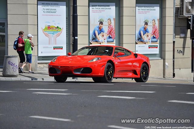 Ferrari F430 spotted in Warsaw, Poland