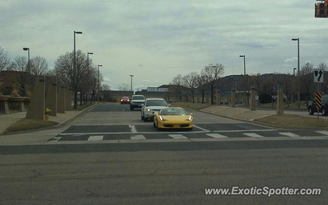 Ferrari 458 Italia spotted in Littleton, Colorado