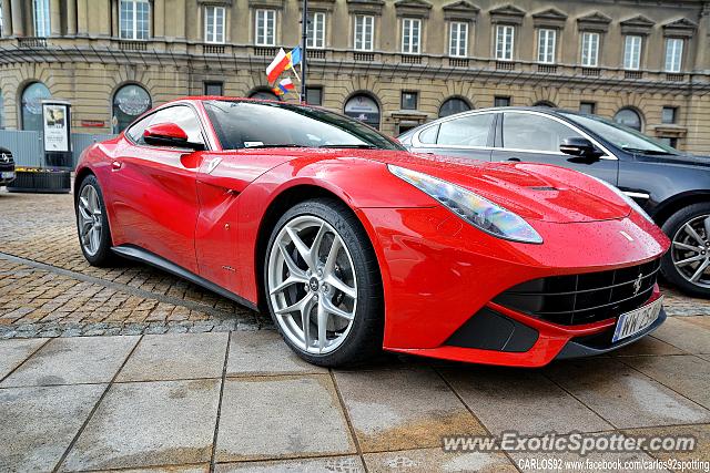 Ferrari F12 spotted in Warsaw, Poland