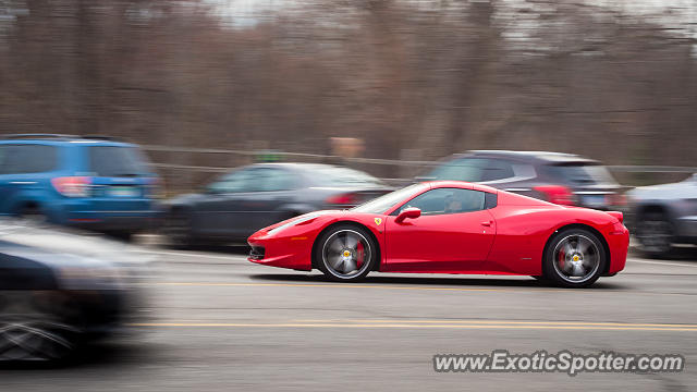 Ferrari 458 Italia spotted in Birmingham, Michigan