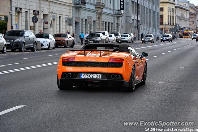 Lamborghini Gallardo spotted in Warsaw, Poland