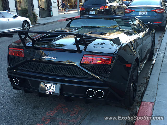 Lamborghini Gallardo spotted in Beverly Hills, California