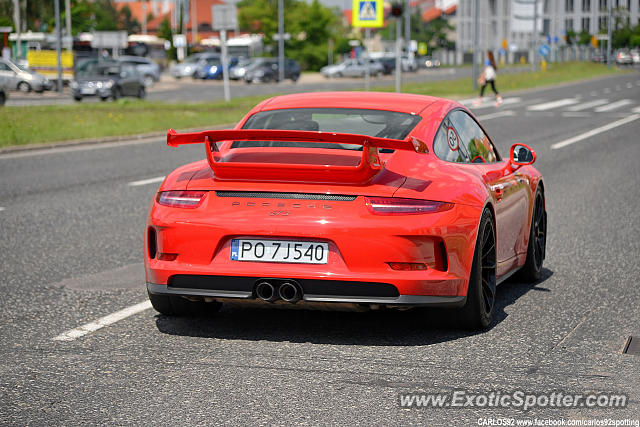 Porsche 911 GT3 spotted in Warsaw, Poland