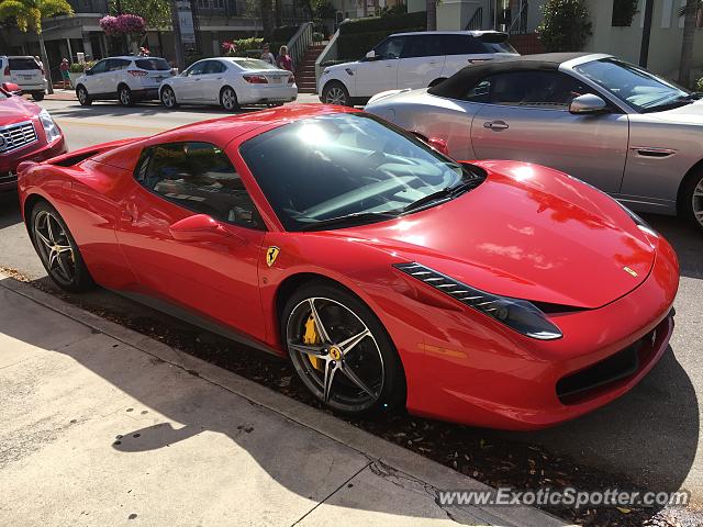 Ferrari 458 Italia spotted in Naples, Florida