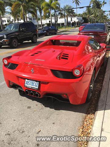 Ferrari 458 Italia spotted in Naples, Florida