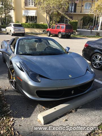 Ferrari 458 Italia spotted in Naples, Florida