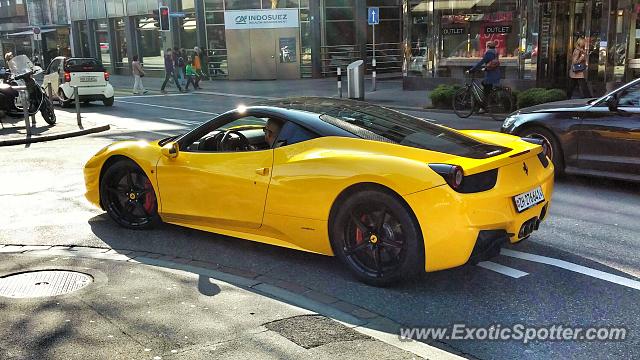 Ferrari 458 Italia spotted in Zurich, Switzerland