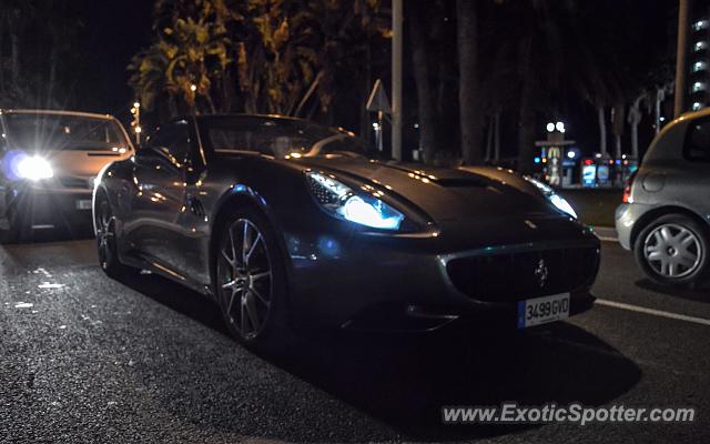 Ferrari California spotted in Alicante, Spain