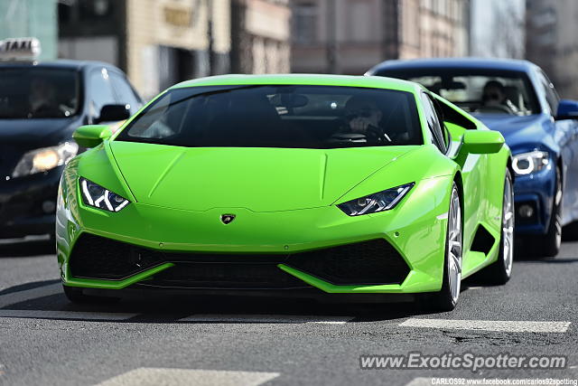 Lamborghini Huracan spotted in Warsaw, Poland