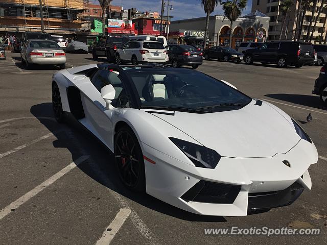 Lamborghini Aventador spotted in Los Angeles, California