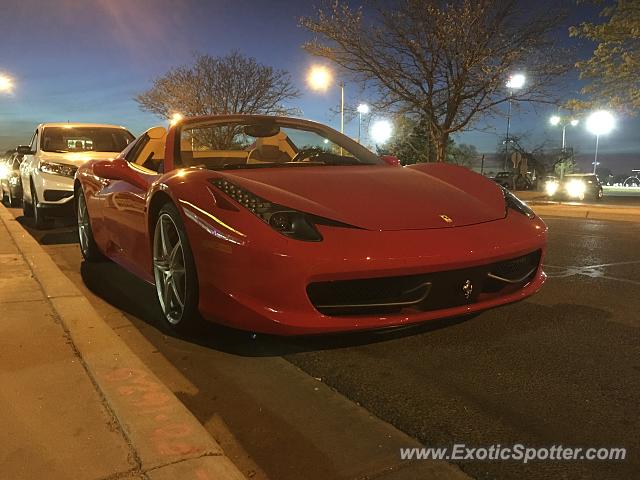 Ferrari 458 Italia spotted in Albuquerque, New Mexico