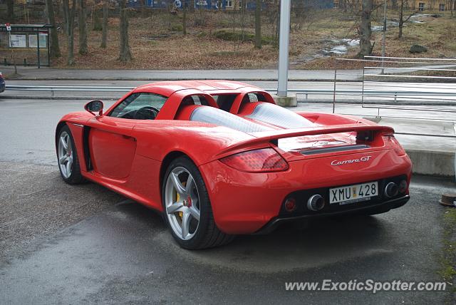 Porsche Carrera GT spotted in Stockholm, Sweden