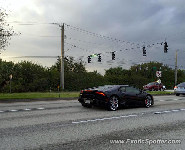 Lamborghini Huracan spotted in Palm B. Gardens, Florida