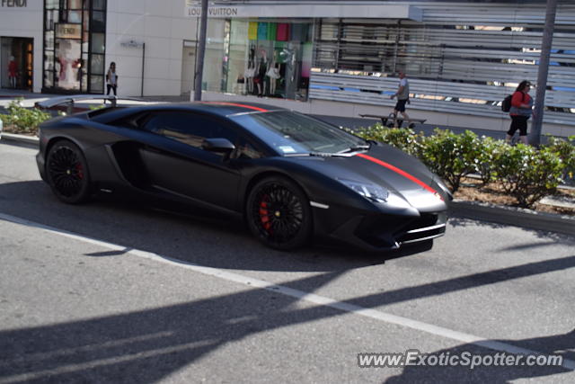 Lamborghini Aventador spotted in Beverly Hills, California