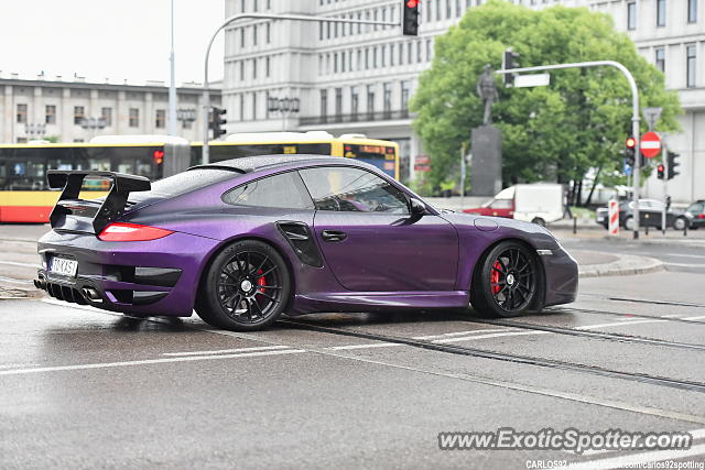 Porsche 911 Turbo spotted in Warsaw, Poland