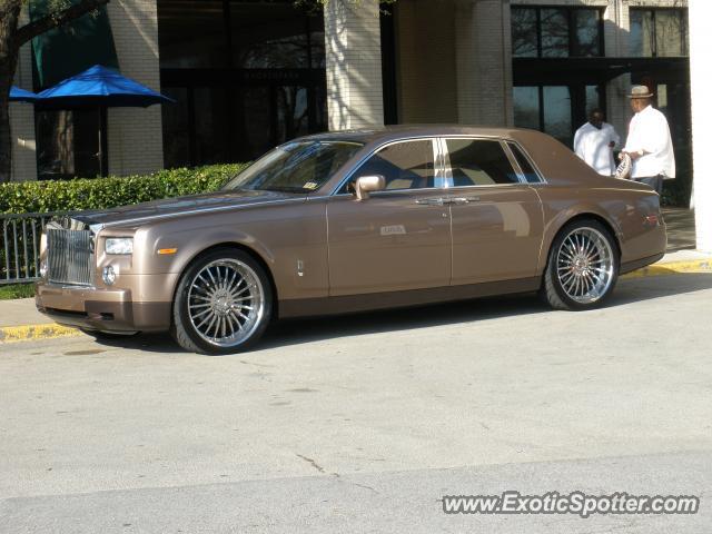 Rolls Royce Phantom spotted in Dallas, Texas