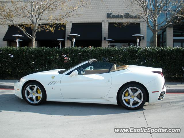 Ferrari California spotted in Dallas, Texas