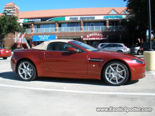 Aston Martin Vantage spotted in Dallas, Texas