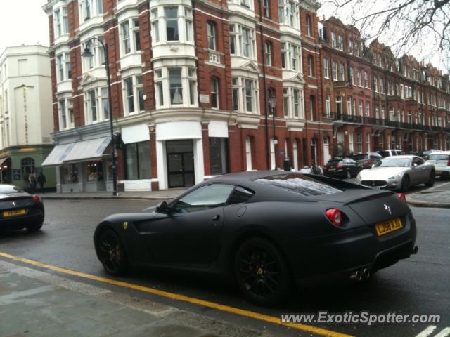 Ferrari 599GTB spotted in London, United Kingdom