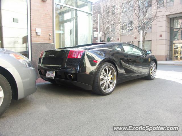 Lamborghini Gallardo spotted in Boston, Massachusetts