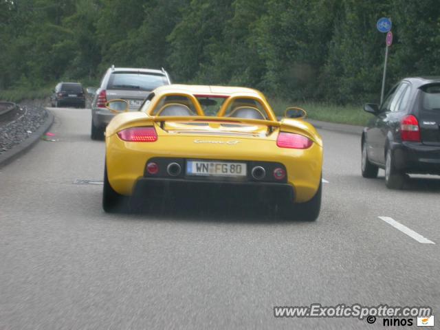 Porsche Carrera GT spotted in Stuttgart, Germany