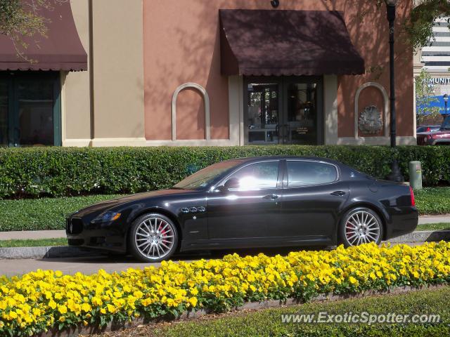 Maserati Quattroporte spotted in Houston, Texas