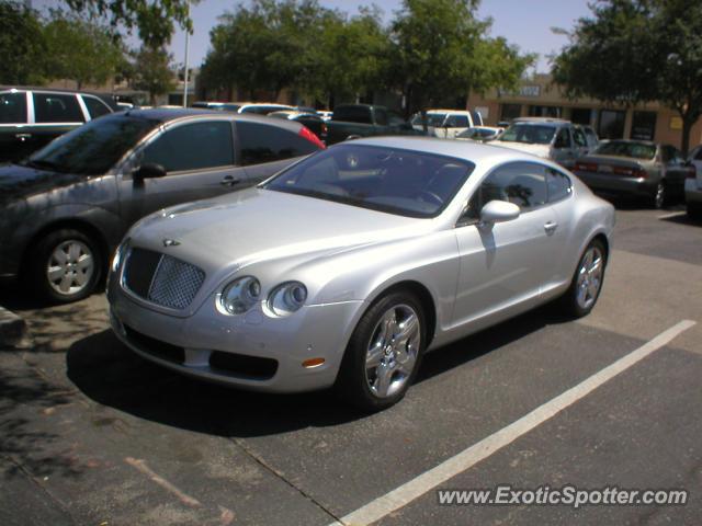 Bentley Continental spotted in Palm springs, California