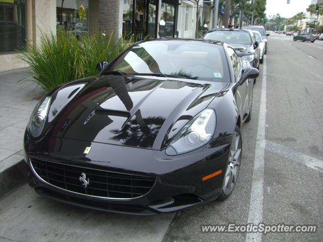 Ferrari California spotted in Beverly Hills, California