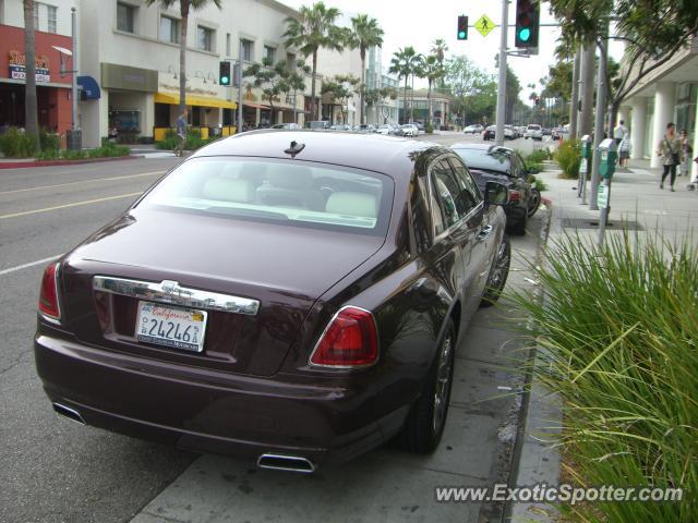 Rolls Royce Ghost spotted in Beverly Hills, California