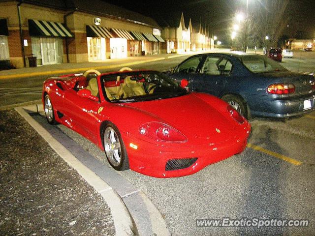 Ferrari 360 Modena spotted in Deerpark , Illinois