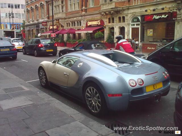 Bugatti Veyron spotted in London, United Kingdom