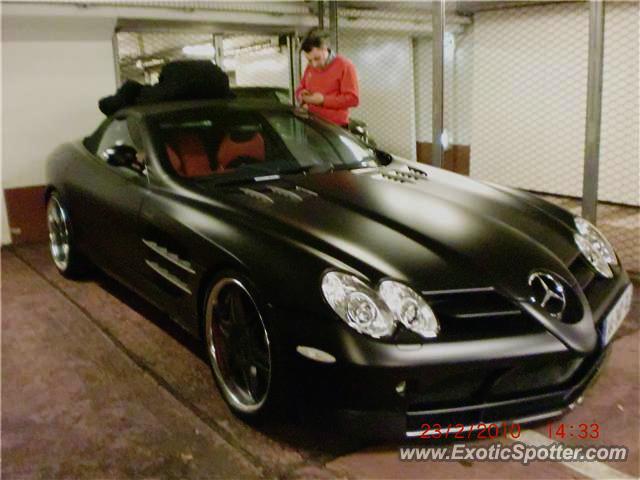 Mercedes SLR spotted in Paris, France