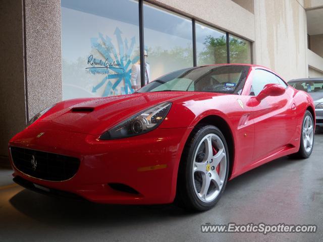 Ferrari California spotted in Houston, Texas