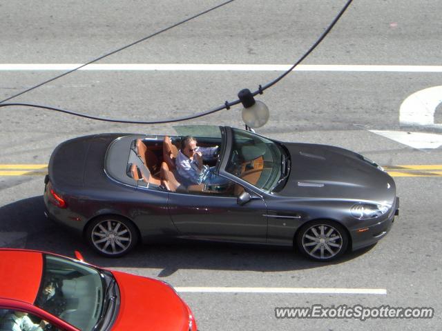 Aston Martin DB9 spotted in Hollywood, California