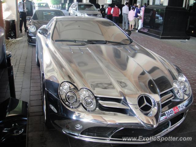 Mercedes SLR spotted in Dubai, United Arab Emirates