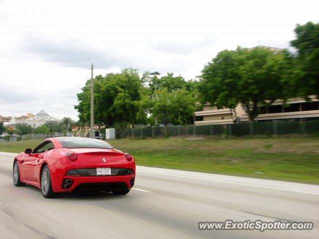 Ferrari California spotted in Orlando, Florida