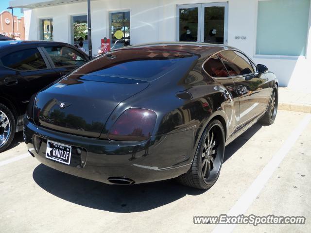 Bentley Continental spotted in Houston, Texas