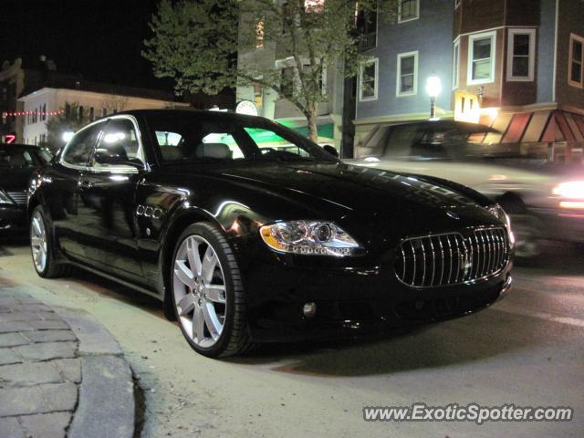 Maserati Quattroporte spotted in Providence, Rhode Island