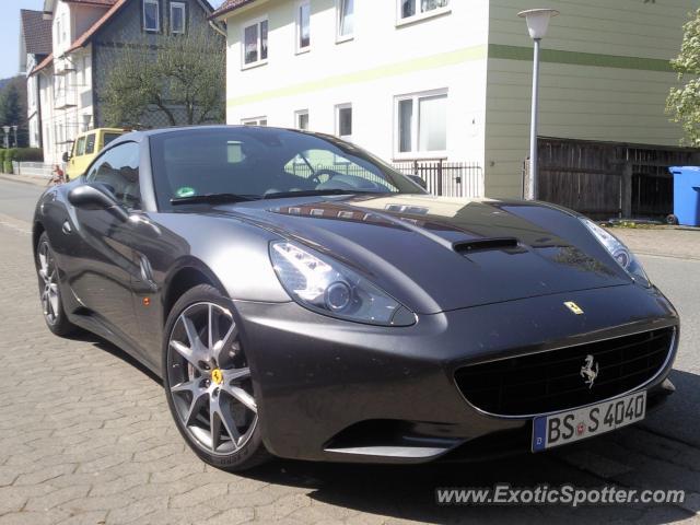 Ferrari California spotted in Bad Harzburg, Germany