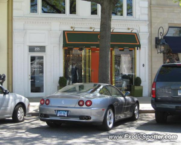 Ferrari 550 spotted in Greenwich, Connecticut