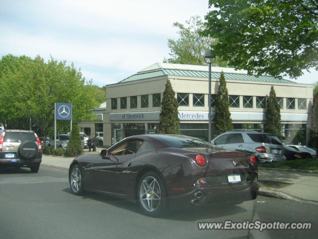 Ferrari California spotted in Greenwich, Connecticut