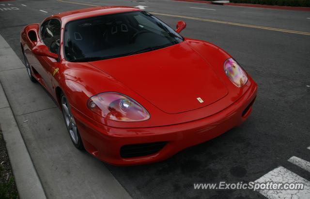 Ferrari 360 Modena spotted in Newport Beach, California